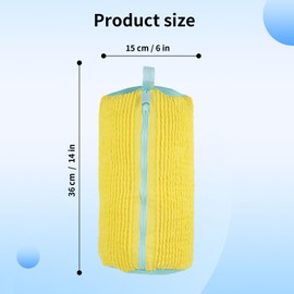 2 Pack Laundry Shoe Bag Durable Shoe Washing Machine Bag Laundry Bag for Washing Machine and Dryer Essential Dorm Accessory (Yellow 2Pcs)