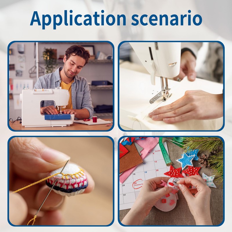 Needle Threader Set, Threading Aid for Sewing Needles, Threading Aid