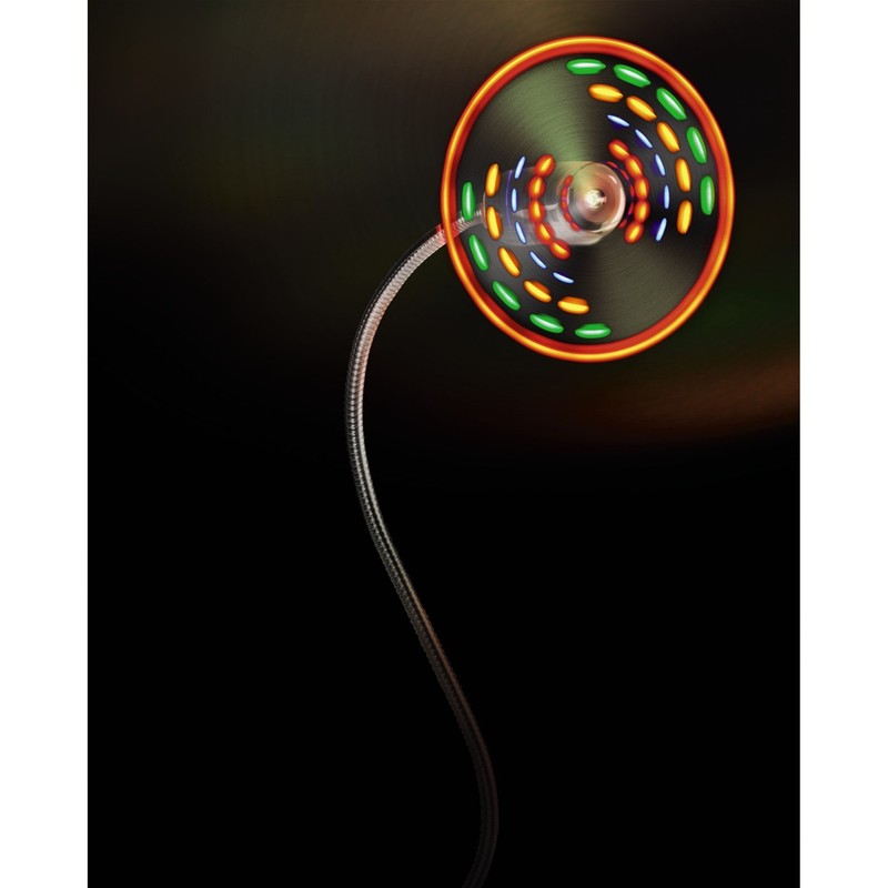 HAMA USB-Ventilator mit bunten LEDs