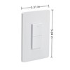 TUYA Smart Light Switch, Double Switch No Neutral Required, Zigbee