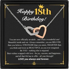 18th Birthday Gift for Girl Necklace Gift 18 Years Old Girl Gift Birthday Gift for Her Teen Girl Gifts Gift for Her Happy Birthday Gift