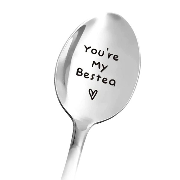Best Friend Gift Birthday Gift Spoon You're My Bestea Spoon Friendship Gifts for Women Friends BFF Mom Sister Wife Daughter