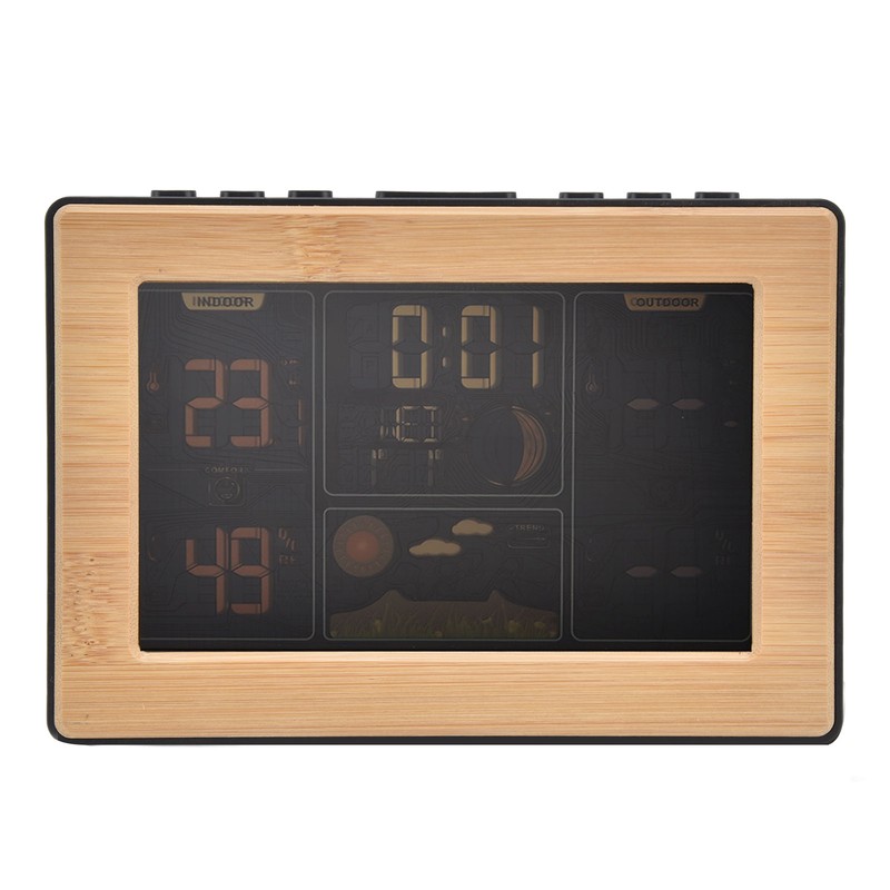 LCD Weather Forecast Station with RCC Receiving Function Wireless Thermometer