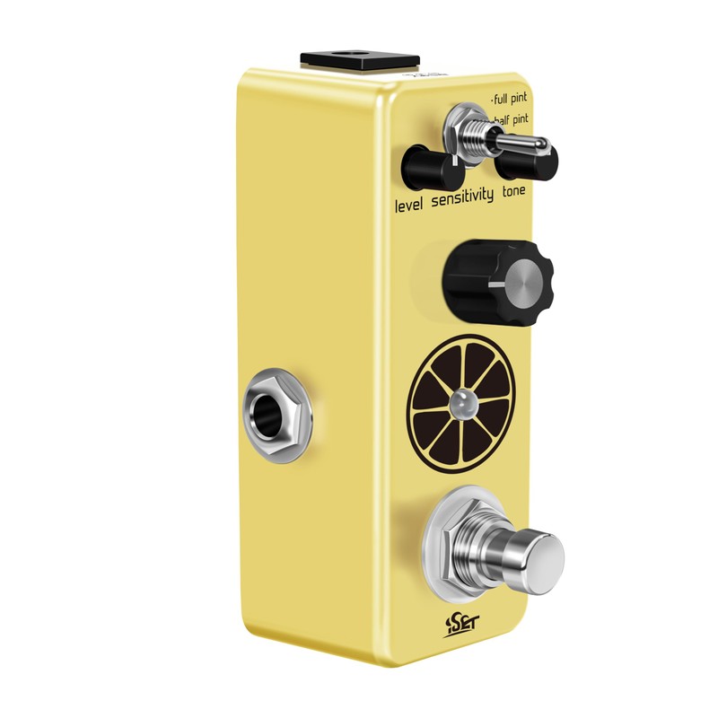 ISET Compressor Guitar Pedal Analog Lemon Compress Effect for Electric