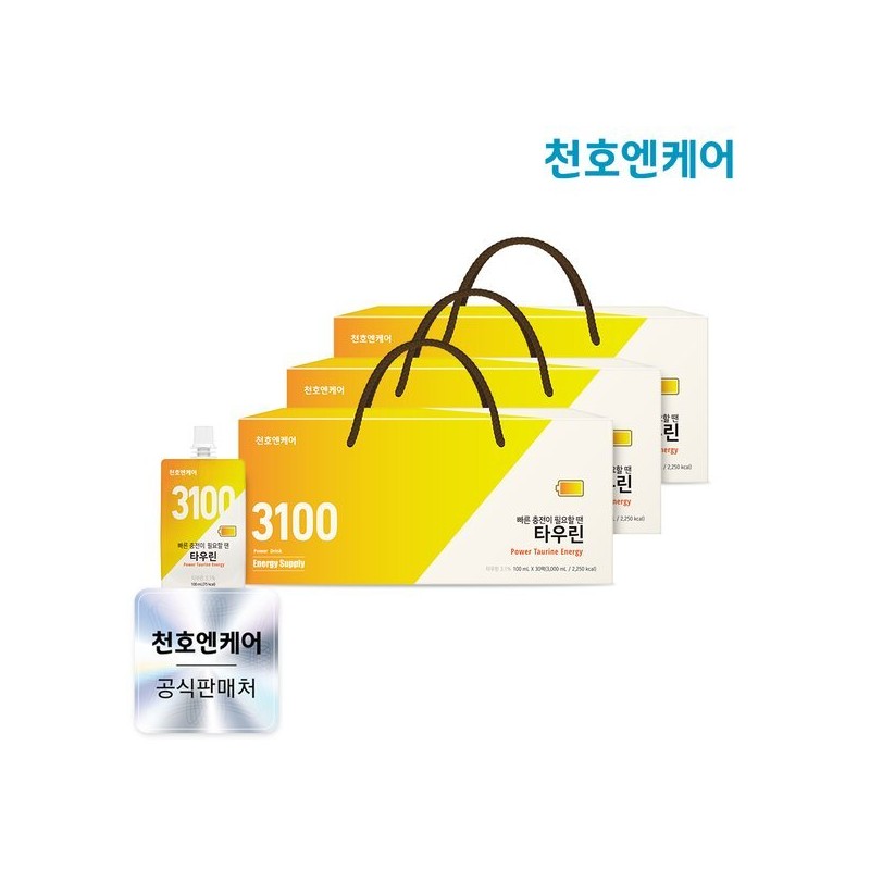 CheonhoenCare 천호엔케어 타우린 30팩 3박스 / 천호식품 Cheonho N Care