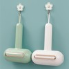 Ptyism Pack of 3 Reusable Lint Rollers (Green with Hooks),