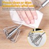 Newness Whizzy Whisk, Stainless Steel Semi Automatic Whisk Blender for