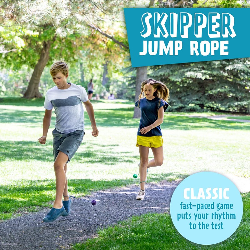 Just Jump It Ankle Skip Ball Foldable Wheel Skip It