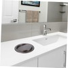 VICASKY Stainless Steel Recessed Trash Can Lid Flap Cover for