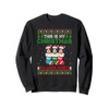 Havanese Dog in Christmas Socks Ugly Sweater Xmas Pajama Sweatshirt