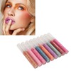 9pcs 0.1oz Women Girls Glitter Lip Gloss Set Moisturizing Lustrous