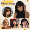 Clip in Bangs, Wispy Bangs with Temples Hairpieces, Hair Bangs