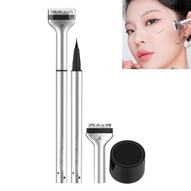 Eyelash Stamp, Lower Eyelash Stamp, Eyelash Stamp, Eyelash Included, Eyelash Make, 2 in 1, Lower Eyelash Tool, Stamping Eyelashes, Repeated Usable, Long Lasting, Waterproof, Beginners OK for Work,