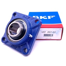 SKF UCF207 22 Bolt Flange Block Bearing Unit YAR207-106-2F + FYJ507 221.3/8" Bore
