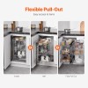 15\" Min Opening Blind Corner Pull Organizer 3 Tier 6