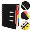 Gadpiparty Divided Notebook with Cover Subject Journal Dividers Portable Note