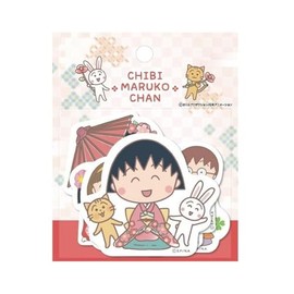 Naito Design Laboratory Chibi Maruko-chan Flake Stickers (Kimono) 45682