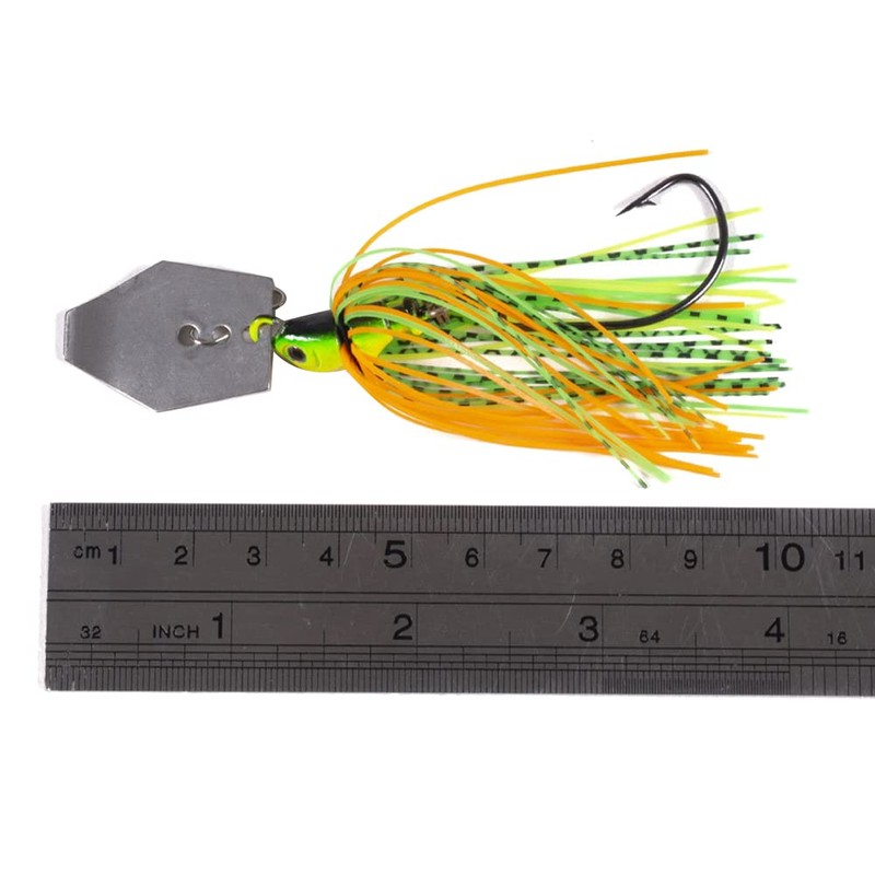 Ahvqevn 6pcs Fishing Lures, Bait Spinner Swim Flipping Blade, Salmon