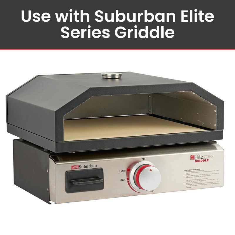 Suburban Pizza Oven, Fits on Suburban 18” Griddle – Anti