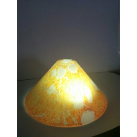 Hampstead Ozy Carni Peach Glass Shades; Glass Shades Only
