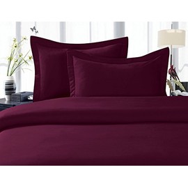 Elegant Comfort 1500 Premier Hotel Quality Super Soft Wrinkle Free 4 pc Sheet Set, Deep Pocket, Full Purple