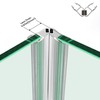 Bathroom Shower Glass Door Side Seal Strips, Length 78 Inch