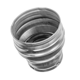 HVAC OV 4" to 3" Inch Round Duct Reducer - Galvanized Steel Pipe Increaser - Coupling for Round Duct Ventilation Systems - Heating & Cooling, HVAC