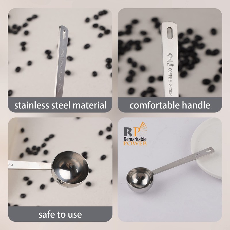 RP Remarkable Power, 4 Pack 30 ml Silver Stainless Steel