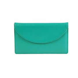 Shelly SY-MS013 Magnetically Shielded Bankbook Case/Wallet - green -