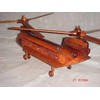 Chinook Hand Craft Wooden Model Helicopter Require Couple Simple Assembly
