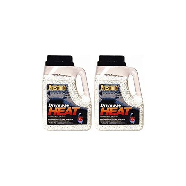 Scotwood Industries 9.5J-Heat Prestone Driveway Heat Concentrated Ice Melter, 9.5-Pound (Two Pack)