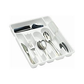 Rubbermaid Cutlery Tray, Large, White