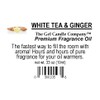 White Tea And Ginger Fragrance Oil in Amber Glass with