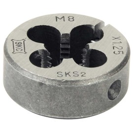 SK11 Threaded Die 1.0 inch (25 mm) Diameter M8 x 1.25 mm