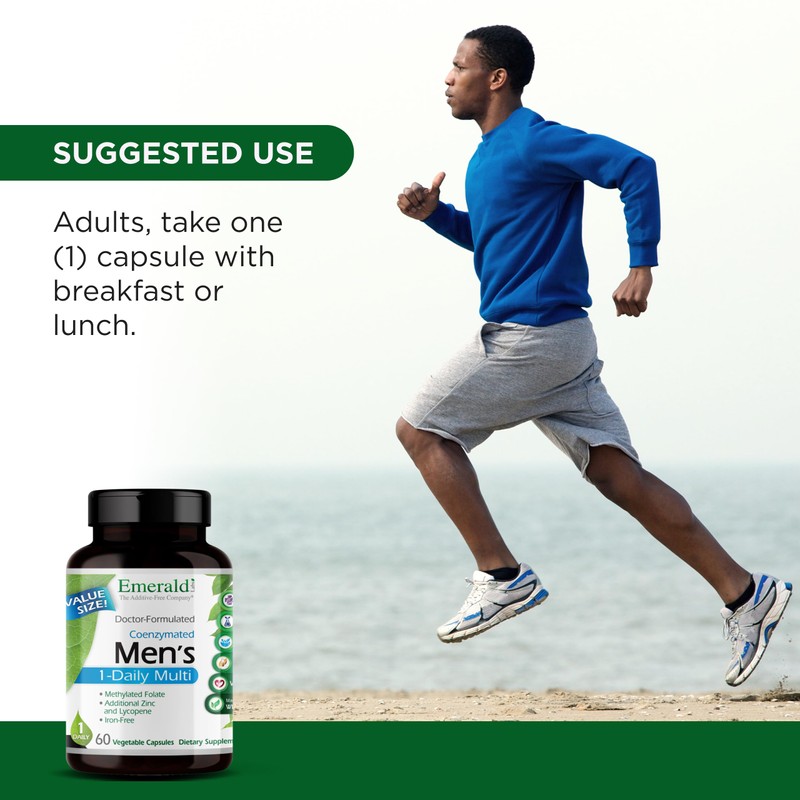 EMERALD LABS Men's 1 Daily Multi - Additive-Free Men's Multivitamin