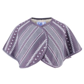 Warm Shoulder Shawl Cape,Double Sided Plush Warm Shoulder Cape Old People Shoulder Protective Shawl for Winter