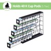 FlagShip 5-Tier Corner Coffee Pod Organizer for K Cup -