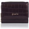 Giselle Women's Tri-Fold Wallet, Mini Wallet, Compact, Small, Coin Purse,