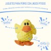 Patito De Peluche Chillón Para Perros Juguete Interactivo M Amarillo