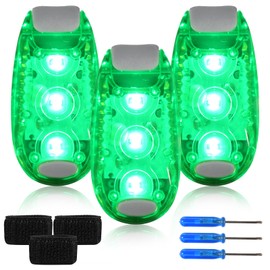 Forhome LED Flashing Light School Bag, 3 Pieces Light Clip, Small, Safety Light for Children School Bag, Reflectors, School Bag, Pushchair Light, Running Light, Backpack, Light Pendant, Jogger,