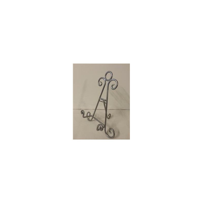 Silver Effect Iron Easel 8 inch Holder Display Artwork Picture