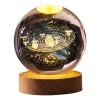 KH Lámparas De Escritorio Sistema Solar 3d Bola De Cristal
