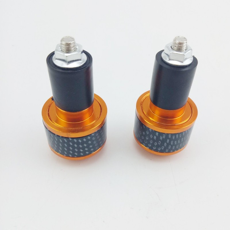 Szmsmy 7/8" Motorcycle Bar End Carbon Fiber Exterior Handle Handle