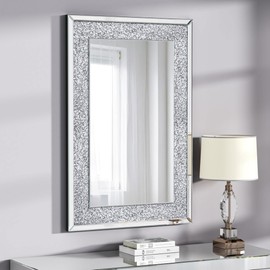 JACUKO Bathroom Vanity Mirrors for Over Sink, 24×36 Inche Bedroom Mirrors for Wall, Wall Mirrors Decorative for Living Room, Decorative Mirror for Decor, Entryway Wall-Mounted Mirror