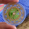 Real Four Leaf Clover Good Luck Pocket Token, Preserved, 1.25”,