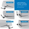 Gerber Universal Toilet Tank Lever GA70036054BN Brushed Nickel Finish