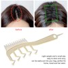10pcs Z Shaped Wide Tooth Comb Stylish Portable Double Sided
