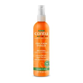 Cantu Coil Calm Detangler 8 fl oz – Shea Butter Leave-In for Natural Curly Hair