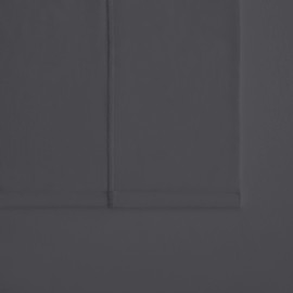 Christian Siriano NY - 300 TC Queen 4 Piece Sheet and Pillowcase Set - Cotton Sateen Collection - Dark Grey