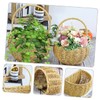 Mikinona Wall-mounted Egg Basket Fruit Veg Storage Basket Kitchen Organization